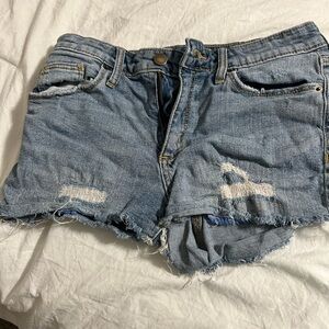 Denim Distressed Women's Shorts